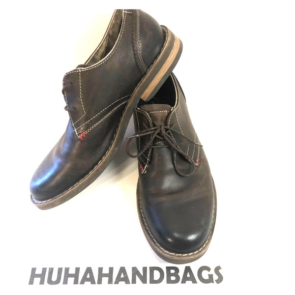 Penguin Brown Leather Shoes size 9 - Picture 2 of 8